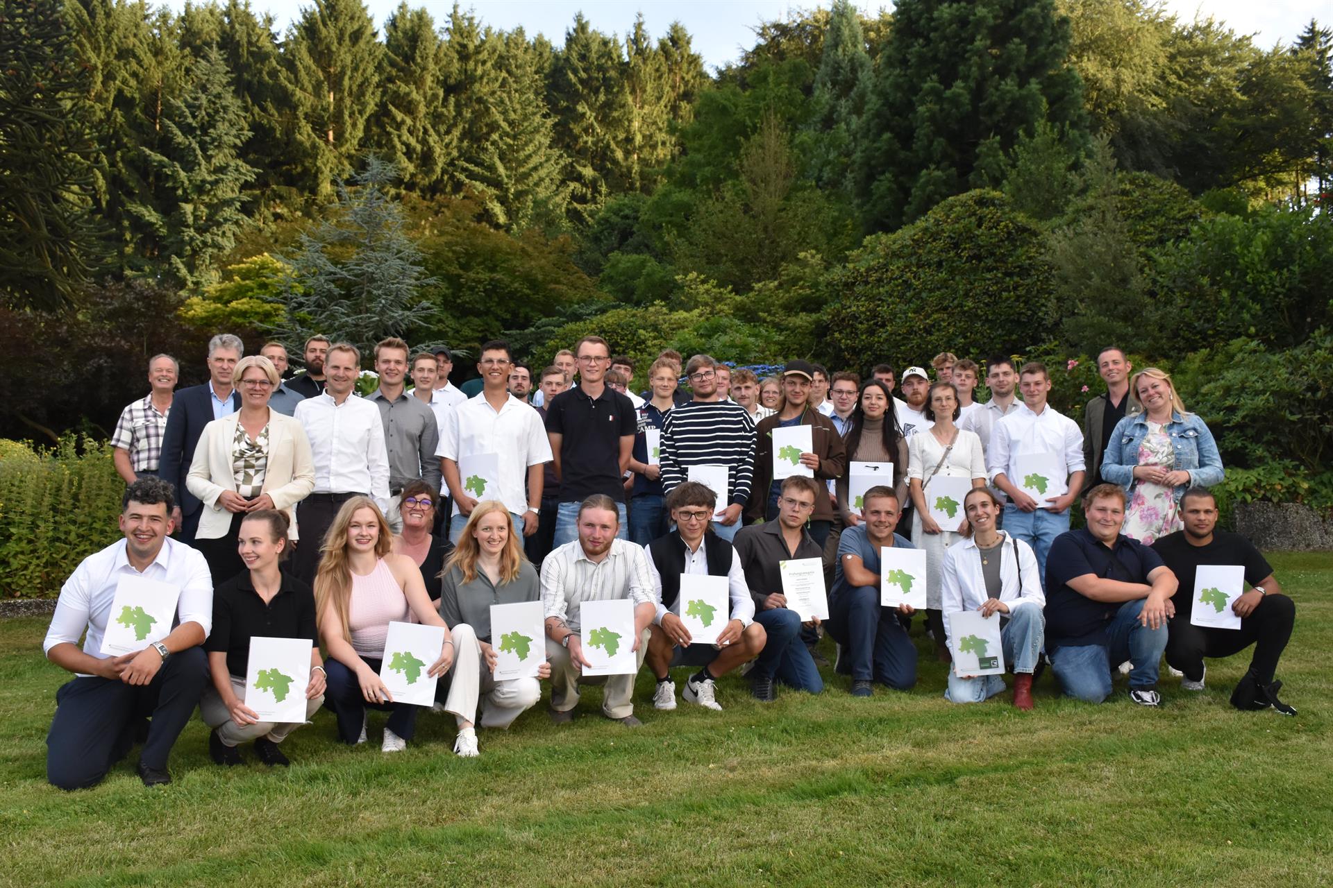 Freisprechungsfeier der Gärtnerinnen und Gärtner in der Region Osnabrück am 03. Juli 2026 bei der Bredenstein GmbH in Melle